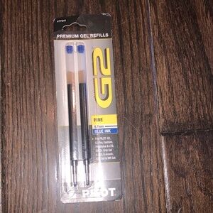 Pilot G2 ink refills set new in package blue ink